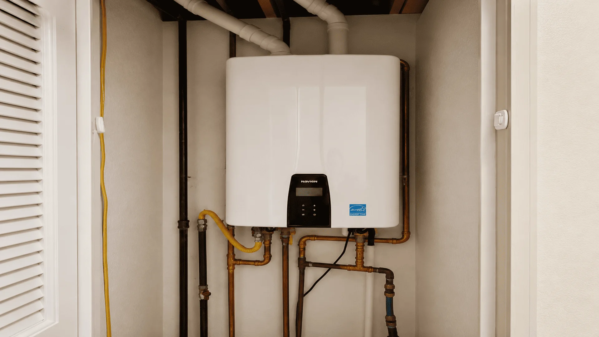 Tankless water heater installation for efficient hot water