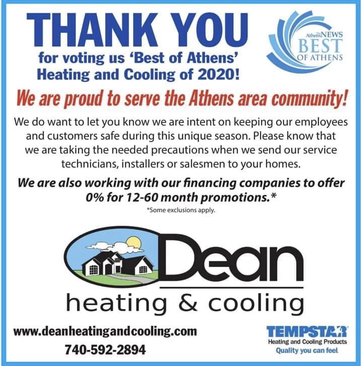 athens news best local heating and cooling company ad